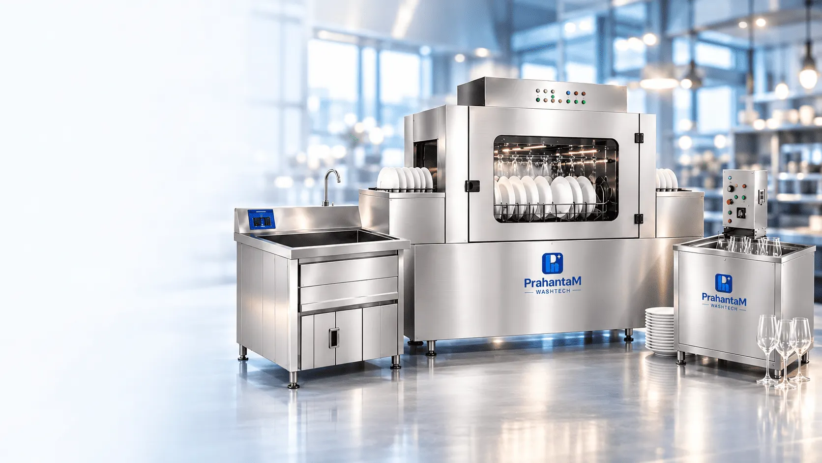 Prahantam Commercial Wash Tech Showcase — Dishwashers, Glasswashers and Ultrasonic Cleaners