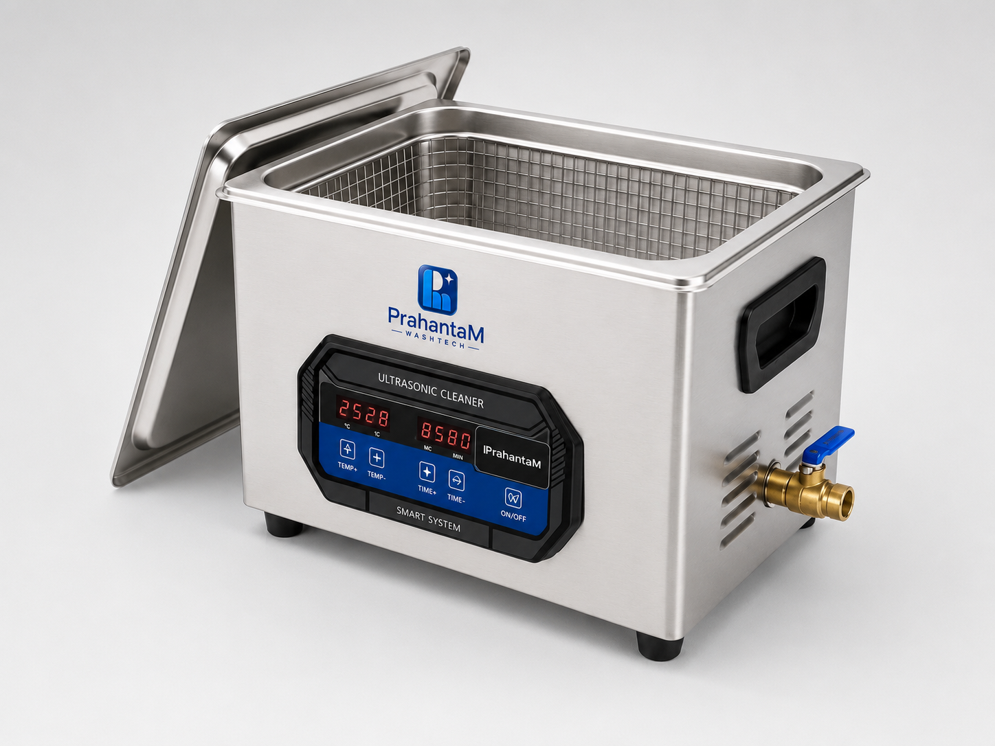 Prahantam Ultrasonic Cleaner 10 Litre — Model C1506 stainless steel ultrasonic cleaning tank