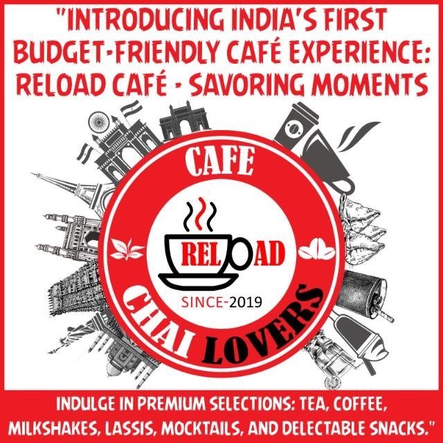 Reload Cafe Chai Lovers logo